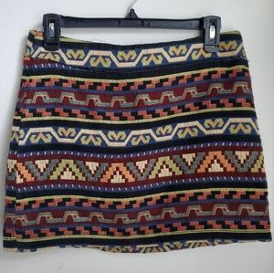 Cute and fun pattern mini skirt